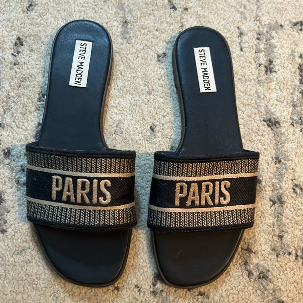 Steve Madden “ Paris ” Sandals WORN ONCE!!